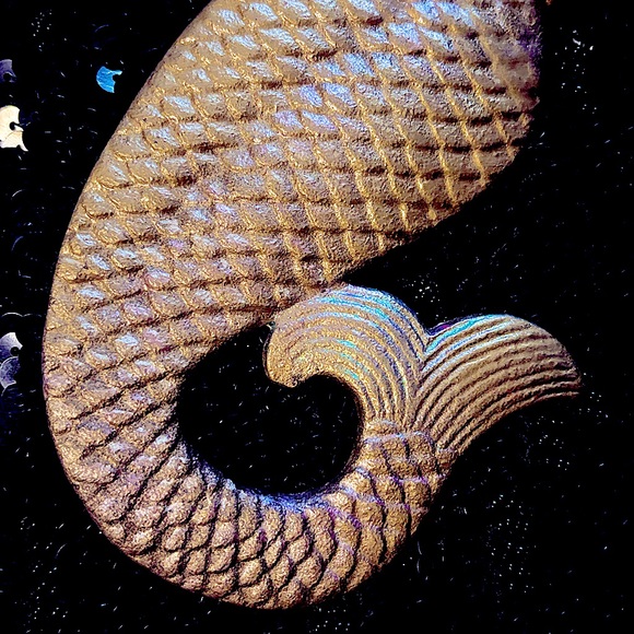 VTG Mermaid Hand Painted Metal Bottle Opener - Picture 4 of 6